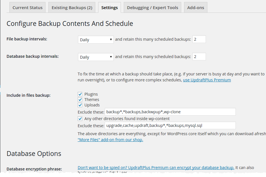 updraftPlus_settings