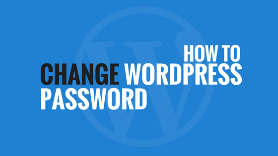 How to change wordpress password
