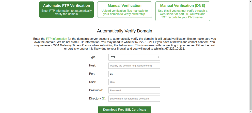 Create SSL Certificate (1)