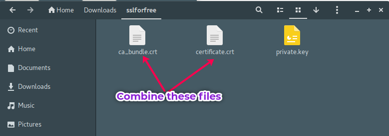 combine ca-bundle and certificate