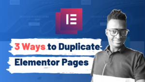 duplicate lementor pages youtube video